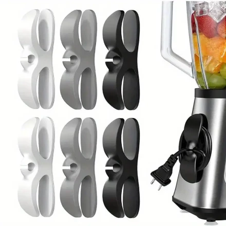4pcs Cord Winder Organizer For Kitchen Appliance Cord Wrapper Cable Management Clip Holder For Air Fryer Coffee Machine Fixer
