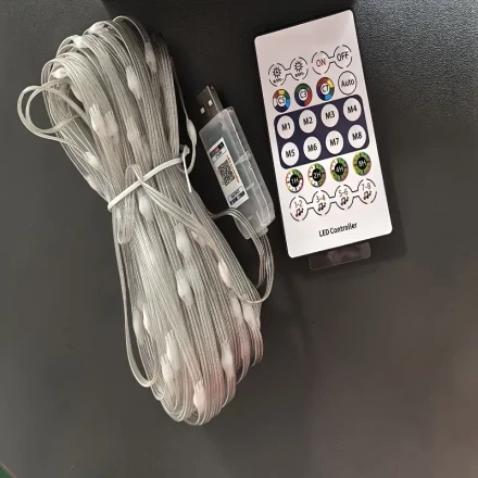 Boluoova Smart LED Strip Lights, RGBIC Multicolor, Wireless Control via App & Remote, Music Sync,, with USB Port, for Home Decor, TV, Bedroom, Gaming, Party, Wedding, Christmas Decoration