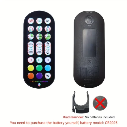 RGB LED TV Backlight Strip with App Control & 2.4G Remote - Music Sync, USB Powered for Gaming, Bars & Home Decor