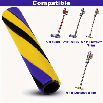 Soft Roller Brush Replacement for Dyson V8 Slim V10 Slim V12 Detect Slim V15 Detect Slim, Part No.971634-01