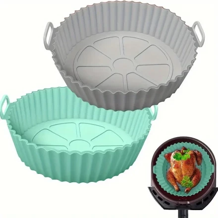 Silicone Liners for Air Fryers That Are Easy to Clean And Reusable - They Are Non-Stick, Heat Resistant, And Durable, Making Them Ideal for Eid Al-Adha Festivities.