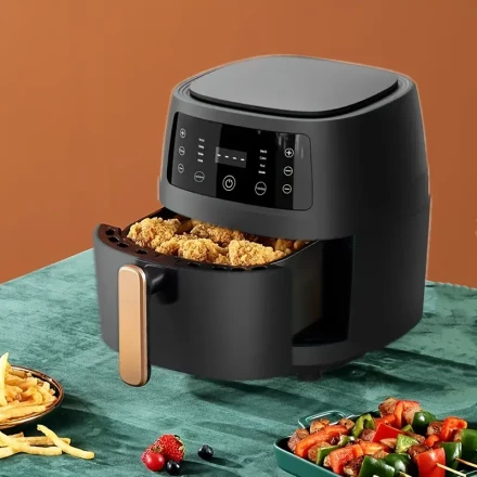 8L Air Fryer with Smart Touch Screen - Adjustable Time and Temperature for Perfectly Cooked Meals Eid Al-Adha Mubarak