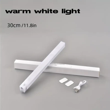 Wireless LED Sconce: Motion Sensor, Magnetic Mount, USB Rechargeable & Battery Powered, Perfect for Closets, Kitchens, Hallways