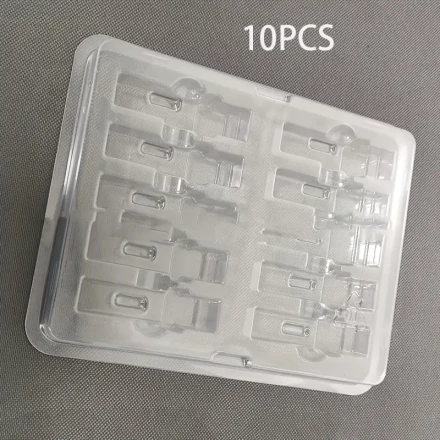 Plastic Packaging Clamshell Box for 10-count SFP SFP+ transceiver, Anti-static blister box