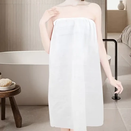 Disposable Bathrobe For Women, Suitable For Beauty Salons And Sauna Trips, Travel, Steam Baths, Individually Packaged - Travel Accessory
