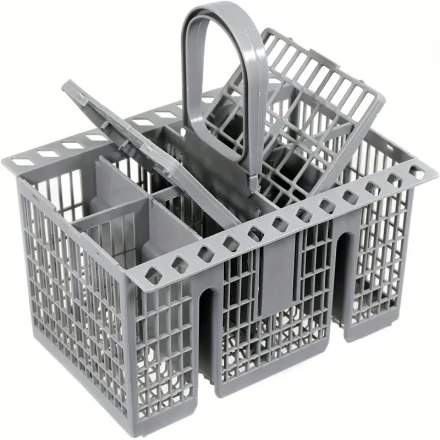 Multifunctional Dishwasher Basket Accessories Compatible with Hotpoint Dishwasher Basket Knife and Fork Storage Frame, Universal Dishwasher Knife and Fork Storage Box