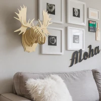3D Moose Wall Art