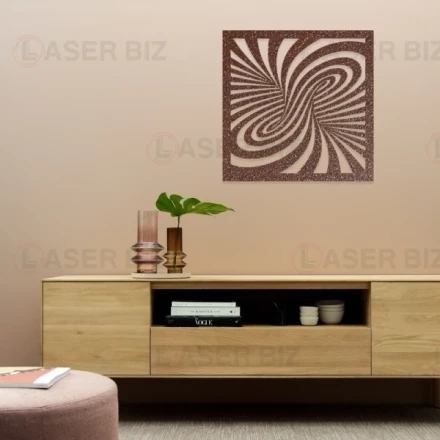 Wall Art with an Optical Illusion