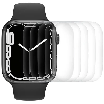 A Set of 9 Soft Hydrogel Film Screen Protectors for Apple Watch Series 9, Compatible with Sizes 41Mm, 44Mm, 42Mm, 40Mm, 46Mm, 45Mm, Ultra 2, And 49Mm TPU Film Accessories.