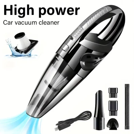 Versatile Cordless Vacuum Cleaner for Home & Car - Powerful Suction, Pet Hair Removal, Portable Mini Handheld with Accessories Included