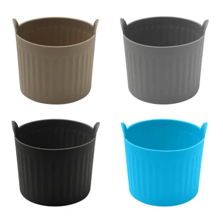 Silicone Baking Tray, Air Fryer Heat-Resistant Mat, Silicone Liner for Air Fryer, Silicone Stew Cup, Snack Storage, Silicone Muffin Cups.