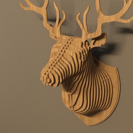 3D Deer Wall Art