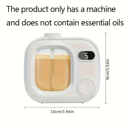 USB Rechargeable Automatic Aromatherapy Diffuser - Long-Lasting Scent for Home, Office & Bathroom, Ideal Gift for Holidays & Birthdays (Essential Oils Not Included), Air Humidifier, Toilet Deodorizer, Halloween & Thanksgiving & Christmas Gifts