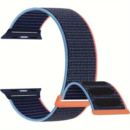 Apple Watch Band, Nylon Straps Wristbands Bracelet for IWatch Series 9 8 7 6 5 4 3 2 1 SE 42mm 44mm 45mm 49mm 38mm 40mm 41mm, Polyamide Material