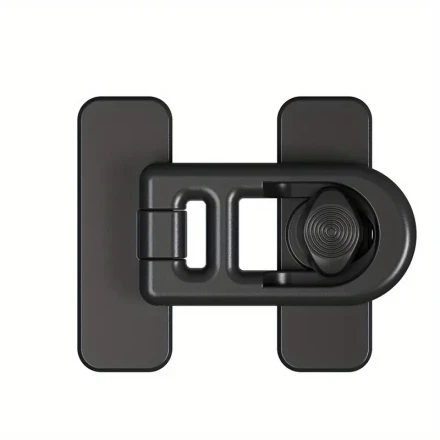 1pc Safe padlock, rotatable, no need for drilling, versatile and suitable for multiple scenarios, such as microwave ovens, refrigerators, ovens and other electrical accessories. Plastic products, easy to use