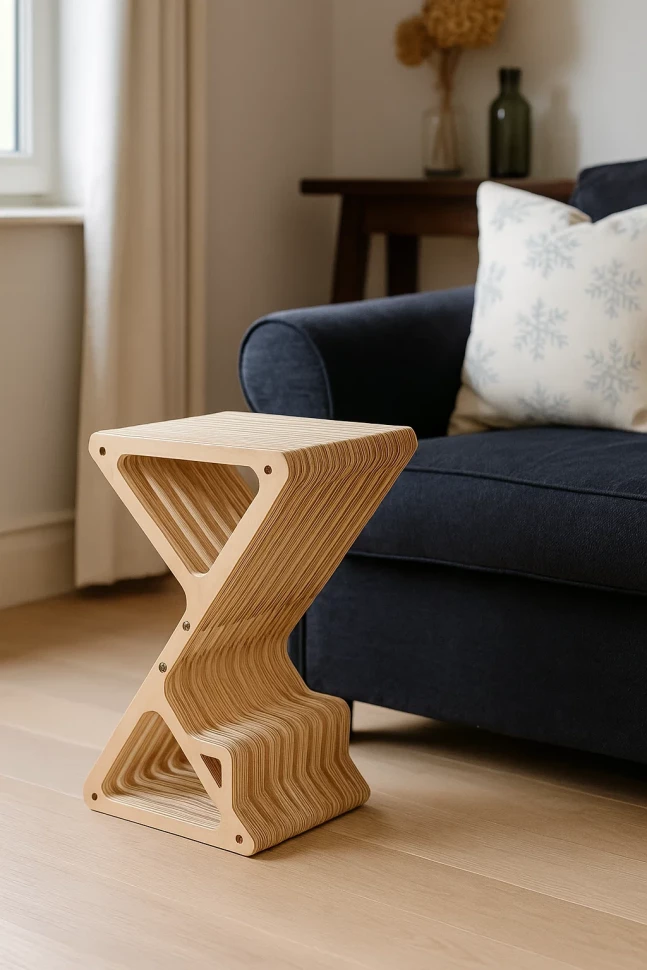 X-Shaped Bar Chair