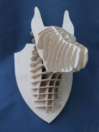 3D Dog Wall Art