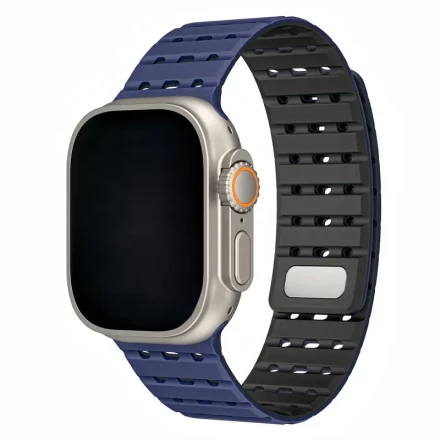 Magnetic Silicone Rugged Sport Watchband for iWatch