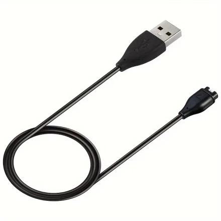 Garmin Watch Charging Cable - USB to Micro USB, Flat Quick Charge Data Sync Cable for Fenix 7/6/5, Vivoactive 3, Forerunner 945/935/245/255 - Cat5e Ethernet Compatible