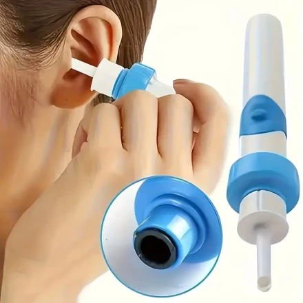 Painless Ear Wax Remover - Safe, Battery-Powered Personal Care Electronic Device