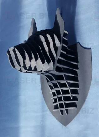 3D Dog Wall Art
