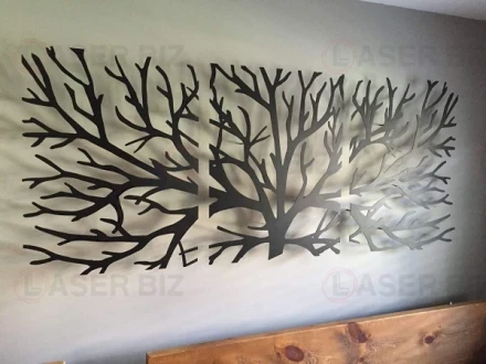 3 pieces Wall Art with a Tree