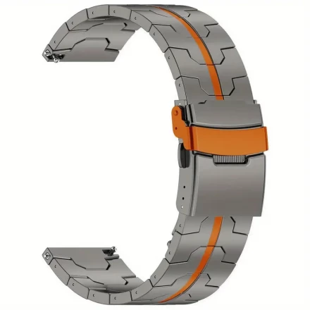 22Mm Titanium Metal Strap for Huawei Watch 4/4Pro Gt4/Gt3Pro 46Mm, Ultimate Band for Amazfit Balance, GTR 47Mm Strap for Samsung Galaxy Watch 3 45Mm
