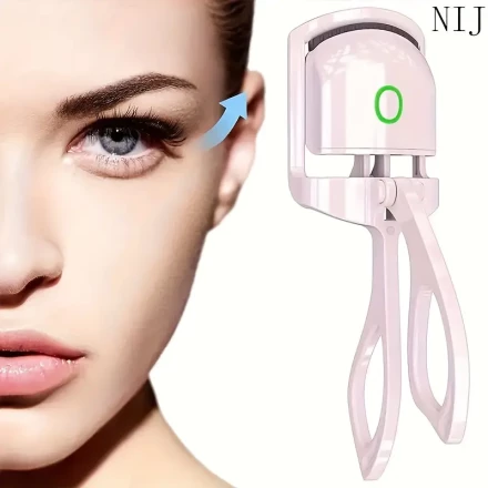 Electric Eyelash Curler with Heating, Portable Rechargeable Model for Long-lasting Curling