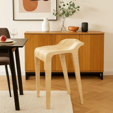 Sculptural Bar Chair