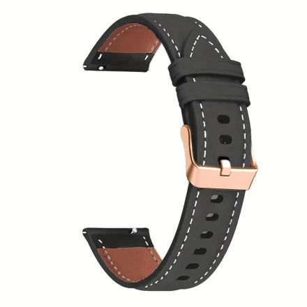 18mm 20mm Synthetic Leather Strap Wristband for Garmin Vivoactive 3S, 4S, 3,Vivomove 3S, Venu 3S, 2S,Venu 2 Plus,Sq 2 Forerunner 255S, 265S,245,265,55,165,158,45 Watchband for Huawei Watch GT 4, 41mm,GT 2/3 42mm, GT 3 Pro 43mm, Bracelet B5, S1 Smartwatch 