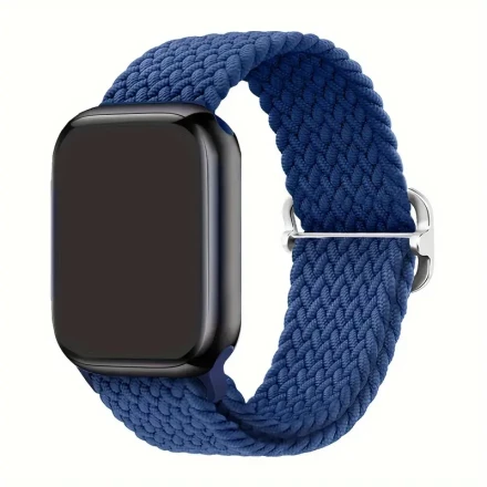 Adjustable Nylon Braided Loop Strap for Apple Watch Band - Elastic, Waterproof, and Sweat-Resistant | Fits iWatch Ultra2/9/8/7/6/5/4/3 SE | Multiple Colors Available, Watch Band Replacement|Stylish Timepiece Accessory|Flexible Watchband, Apple Watch Acces
