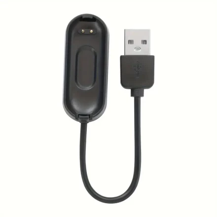 1pc Mi Band 4 Fast Charging USB Cable, Flat Shape Cat5e Ethernet Charger Wire for Smart Wristband Bracelet, USB Cable Type
