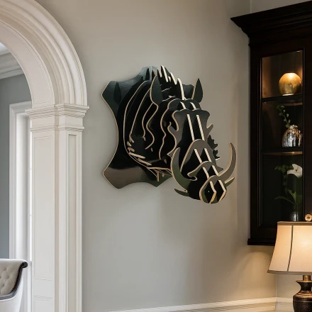 3D Warthog  Wall Art