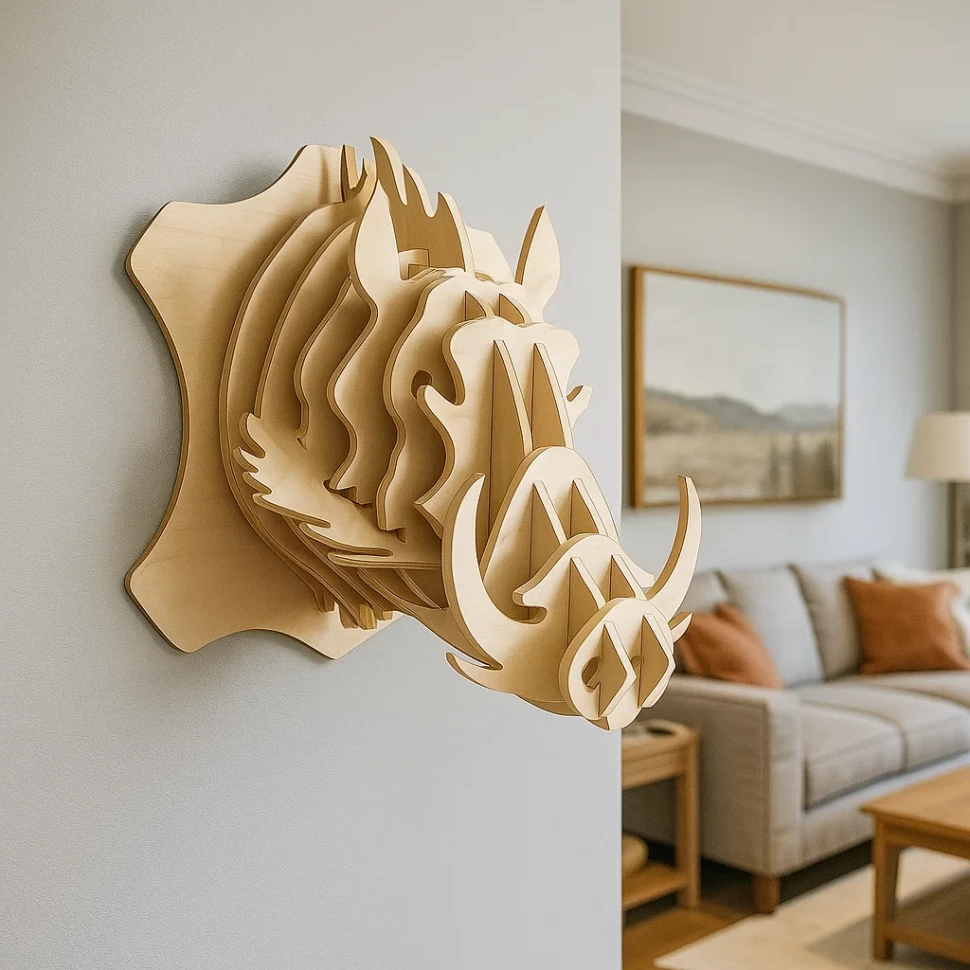 3D Warthog  Wall Art