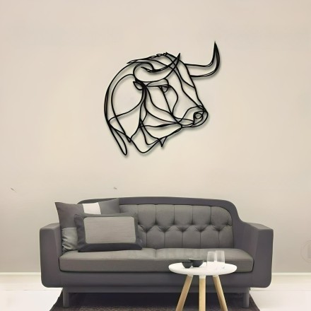 Wall Art with a Bull