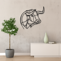 Wall Art with a Bull