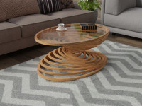 Elliptical coffee table
