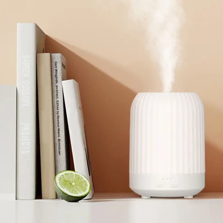 250ML Ultrasonic Humidifier with LED Mood Illumination - Quiet, Portable Evaporative Air Diffuser for Home, Office, and School - Ideal Gift for Holidays and Back to School