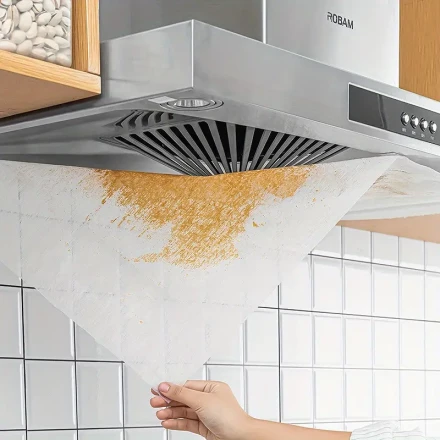 12/24pcs Oil Suction Range Hood Filter Membrane - Keep the Kitchen Clean and Odor-Free