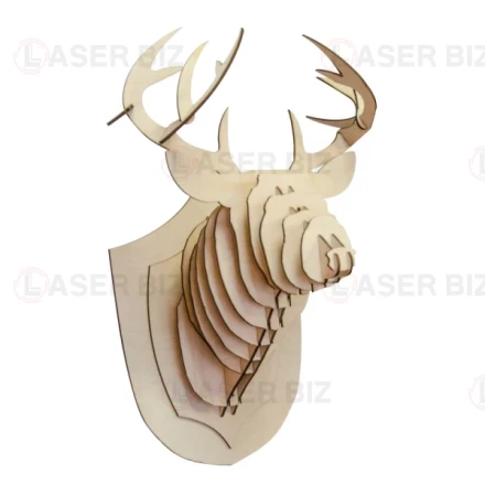 3D Deer Wall Art