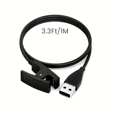 1pc Smart Watch Charger Cable for Garmin Forerunner 35 235 645 735xt Vivomove HR Approach S20 G10 Lily 2 USB Charging Clip Dock