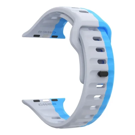 Apple Watch Ultra2 Dual-Tone Silicone Strap - Fits 8, 7, 6, 5, SE Waves