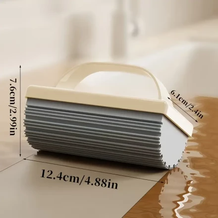 Absorbent Handheld Mop with Handle for Kitchen and Living Room Oil Stain Cleaning, Mini Desktop Cleaning Tool
