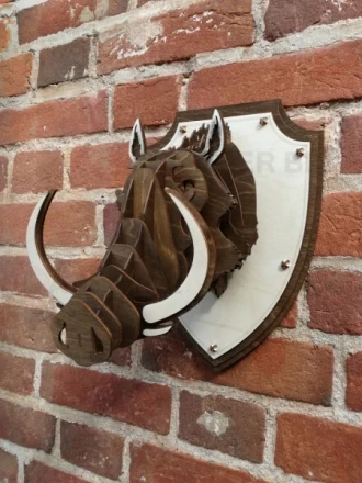 3D Warthog  Wall Art