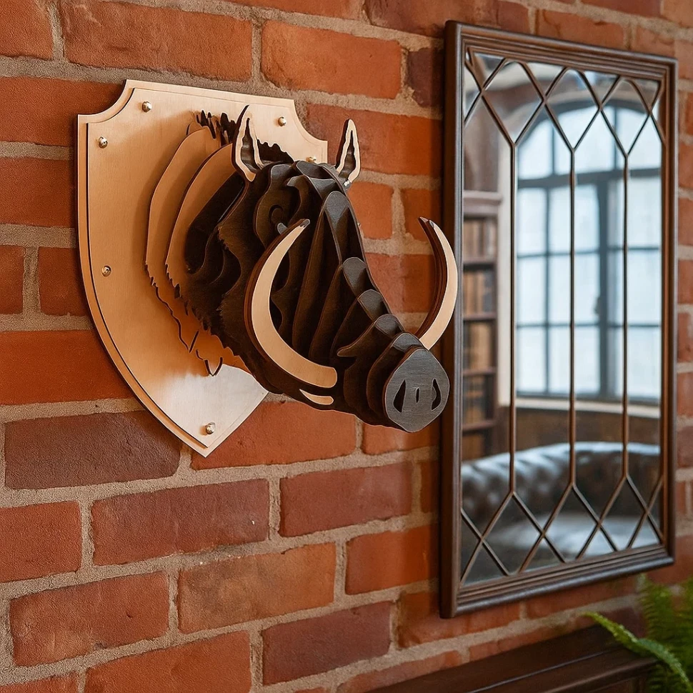 3D Warthog  Wall Art