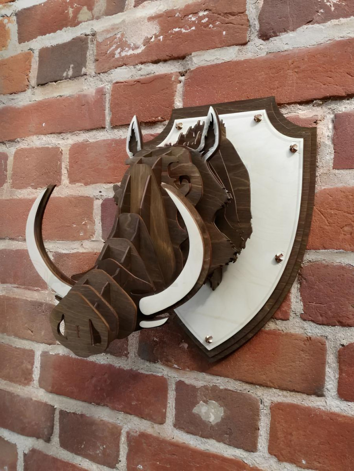 3D Warthog  Wall Art
