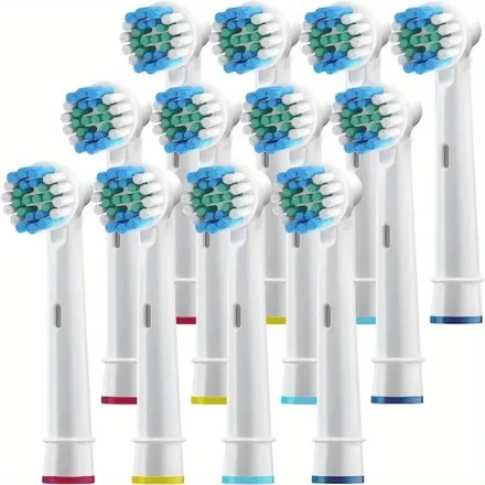 Replacement Toothbrush Heads Compatible, Professional Electric Toothbrush Heads Replacement Brush Head Cartridges For Pro 500/1000/1500/3000/3757/5000/7000/7500/8000
