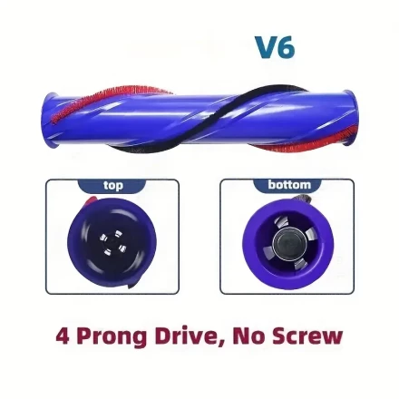 For vacuum brand V6-V11 Cordless Vacuum Cleaner Replacement Roller Brush Head - Durable Plastic, Battery-Free Accessory