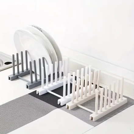 RV Dish Rack, Kitchen Utensil Organizer, Space-Saving Draining Rack for Cabinets and Countertops, Non-Electric, Durable Material, for RV Interior Use