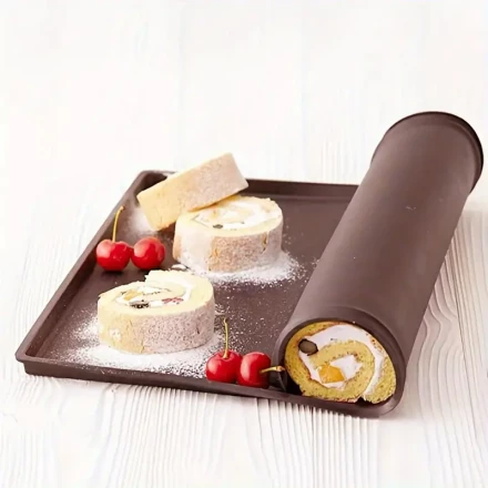 1pc, Swiss Roll Cake Mat 30.99cm X 25.98cm, Silicone Swiss Roll Mold, Baking Tools, Kitchen Gadgets, Kitchen Accessories